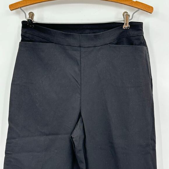 Susan Graver Ultra Stretch Pull-on Pedal Pushers w/ Pockets Black Womens Size XS - Picture 6 of 6
